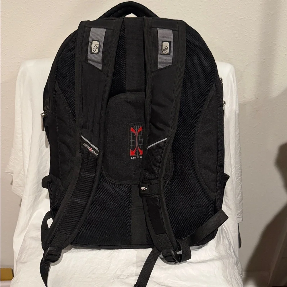 SwissGear Sleek Black Backpack